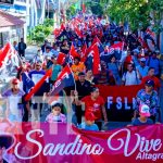 Foto: Militancia Sandinista de Río Blanco, Ometepe y Nandaime honra al General Sandino / TN8