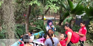 Foto: Familias disfrutan de la recreación sana en el Zoológico Thomas Belt, en Juigalpa / TN8