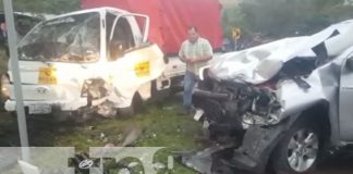 Foto: "Vivos de milagro", Fuerte accidente deja lesionados, en San Pedro de Lóvago, Chontales / TN8