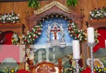 La Trinidad recibe imagen del Santo Patrón