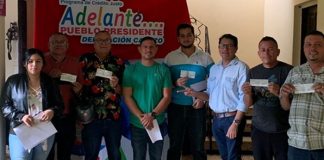 Programa "ADELANTE" desembolsa a 10 protagonistas de Carazo