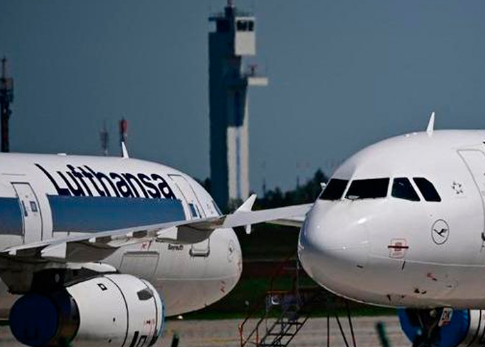Huelga en ocho aeropuertos de Alemania dejó miles de vuelos cancelados