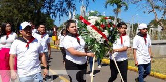 Foto: Juventud Sandinista rinde homenaje a la guerrillera Nora Astorga / TN8