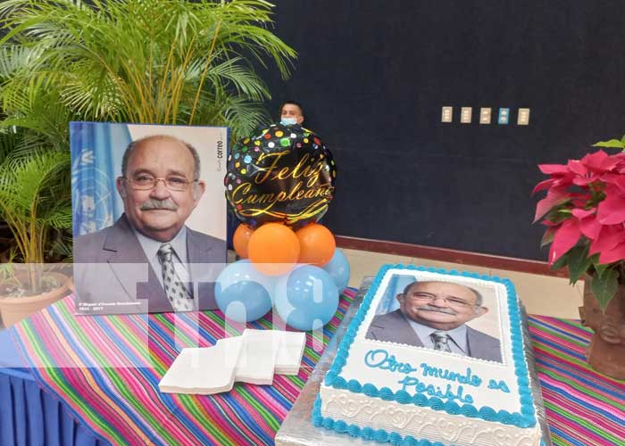 Foto: Homenaje a Miguel D'Escoto Brockmann desde la UNAN-Managua / TN8