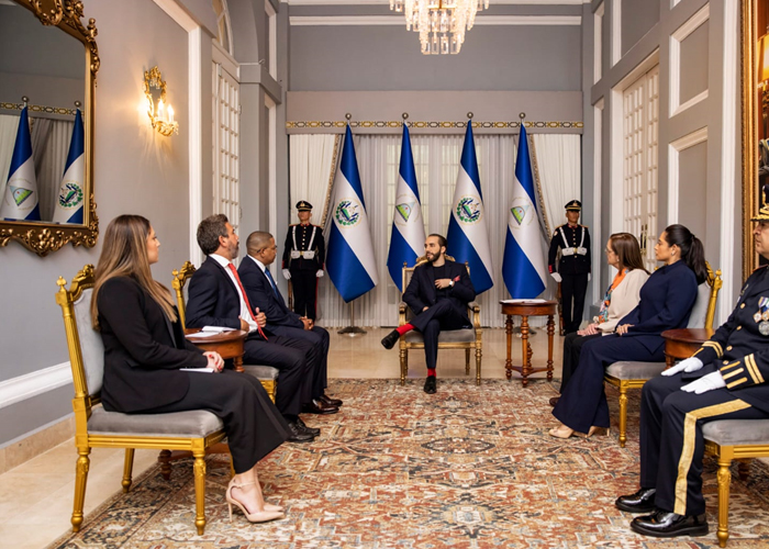 Nicaragua presenta Cartas Credenciales ante el presidente de El Salvador