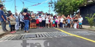 Foto: Nuevas calles en el barrio Santa Rosa, Managua / TN8