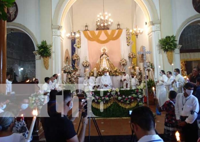 Foto: Celebración de La Virgen de Candelaria en Diriomo / TN8