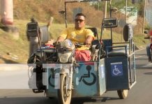 Foto: Cristofer Blandón, caponero con discapacidad que trabaja en Ciudad Sandino / TN8
