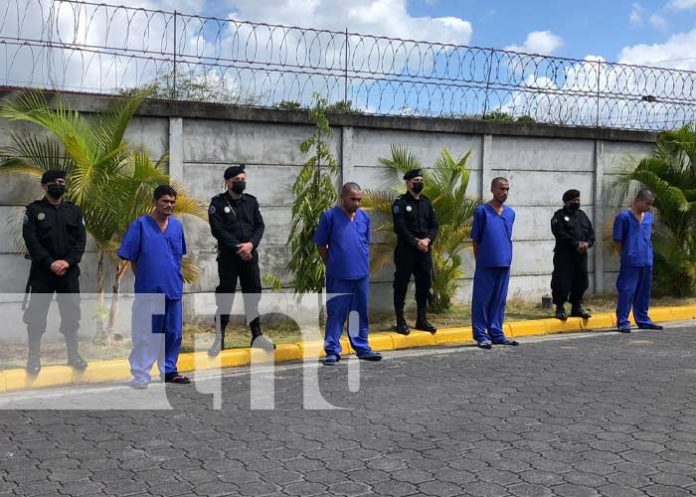 Foto: Delincuentes presos en Bilwi, Granda, Boaco y Madriz / TN8