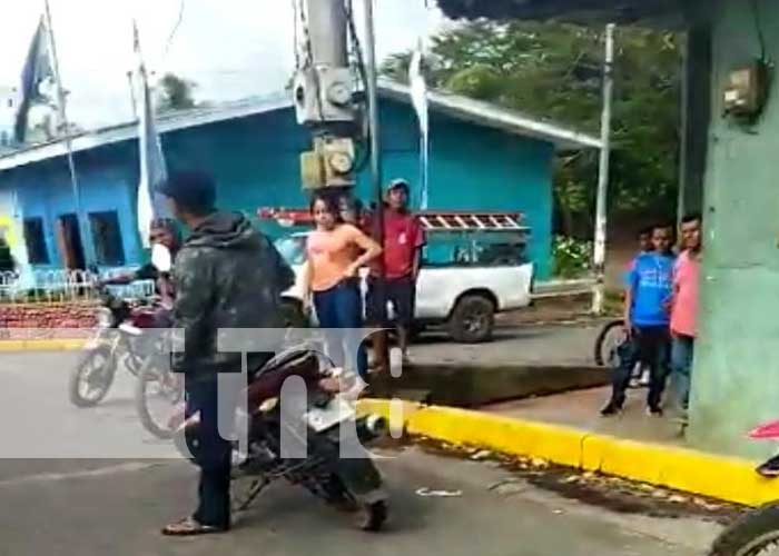 Foto: Choque de motos en la Isla de Ometepe / TN8
