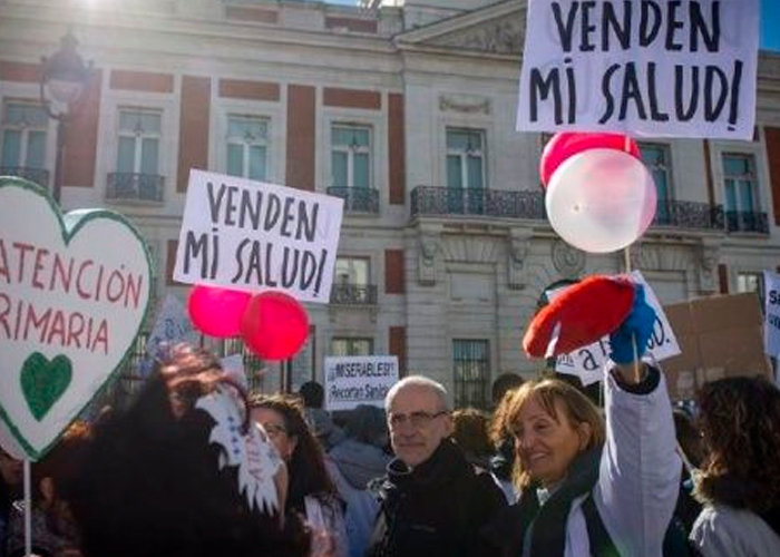 Convocan a paros parciales en los centros de salud en España