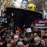Franceses vuelven a las calles contra reforma de pensiones de Macron
