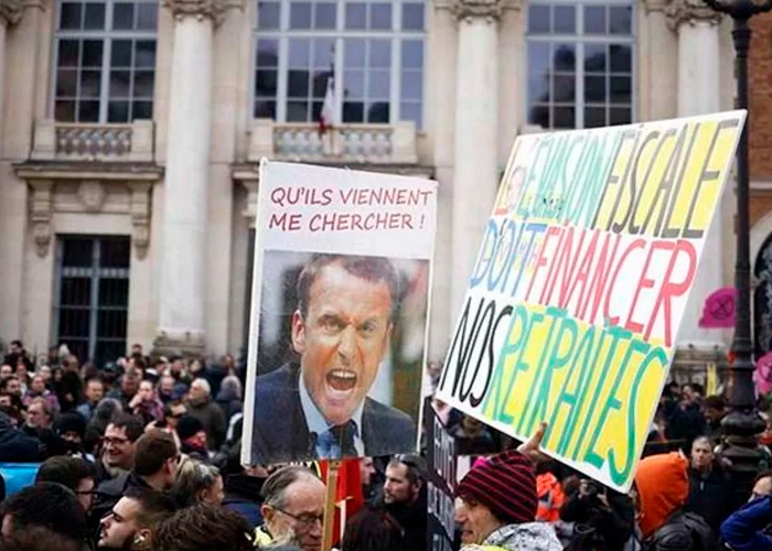 Paralizan Francia nuevamente en protesta contra la reforma de pensiones