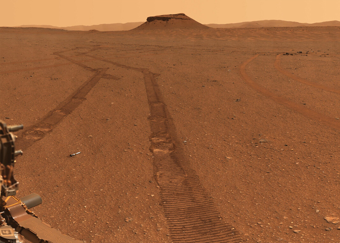 El "mapa del tesoro" del Rover Perseverance en una foto