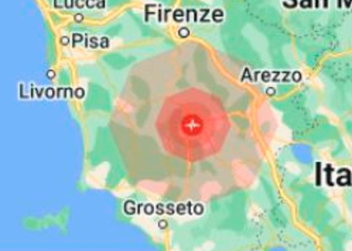 ¡Tiembla la tierra! Cierran escuelas por "enjambre" sísmico en Siena, Italia