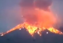 Alerta en Japón entra en erupción el volcán Sakurajima (VIDEO)