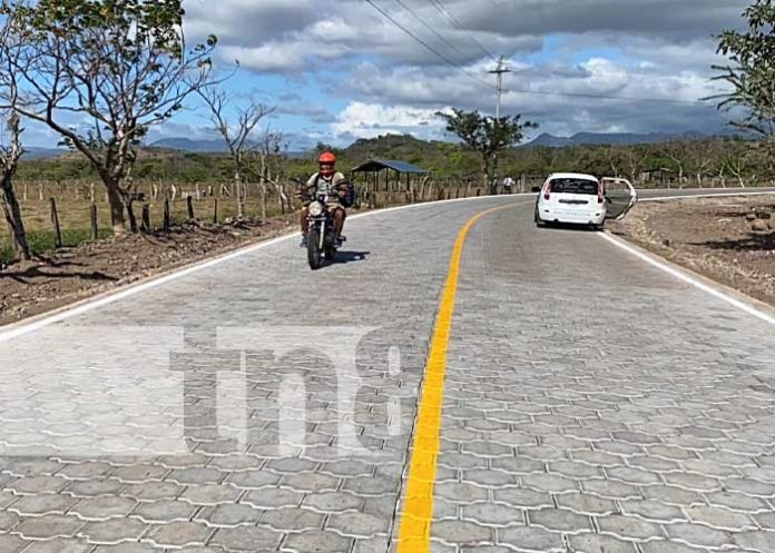 Foto: Nuevo tramo carretero en Juigalpa, Chontales / TN8