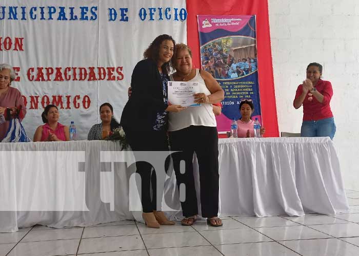 Foto: Graduación para el fortalecimiento económico en Managua / TN8