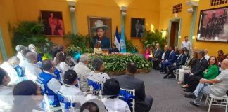 Foto: Orden José de Marcoleta a representante saliente de la OPS/OMS en Nicaragua / TN8