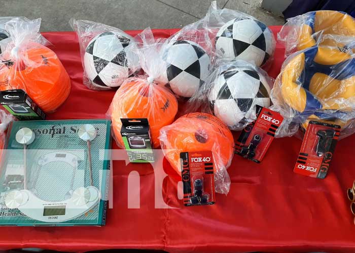 Foto: Material deportivo para apoyo de la educación especial en Nicaragua / TN8
