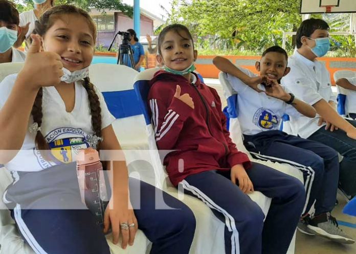 Foto: Material deportivo para apoyo de escuelas especiales en Nicaragua / TN8