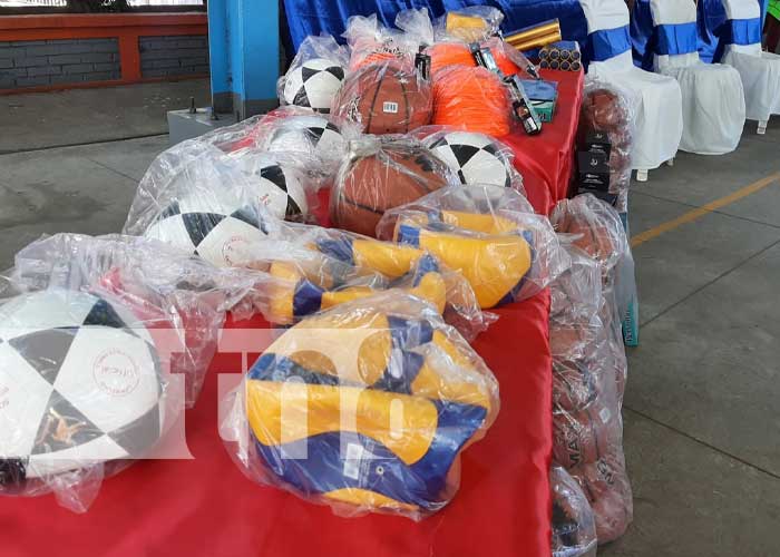 Foto: Material deportivo para apoyo de escuelas especiales en Nicaragua / TN8