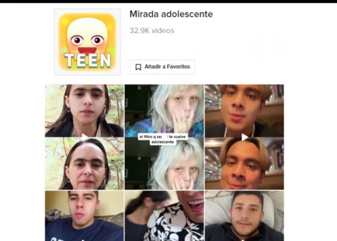 Mirada Adolescente: el filtro de TikTok que te quita 10 años o más