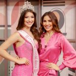 Foto: Xiomara Blandino, directora de Miss Teen Nicaragua, junto a Mariángeles Castillo, reina adolescente