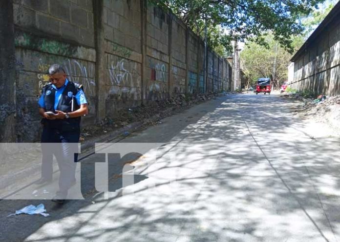 Foto: Lugar donde ocurrió un hecho sangriento en el barrio Arnoldo Alemán, Managua / TN8