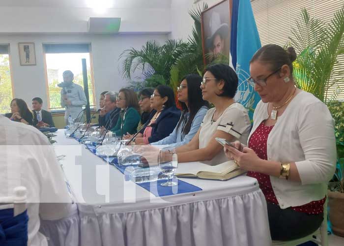 Foto: Presentación de cartillas y campaña de salud de Nicaragua a la ONU / TN8