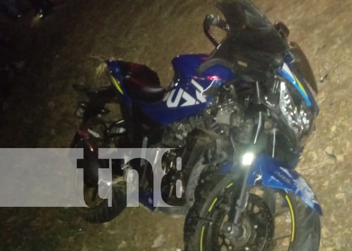 La muerte sorprende a motociclista en carretera de Granada a Masaya