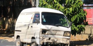 Imprudencia vial deja cuantiosos daños a 3 conductores en Managua
