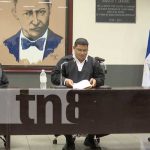 Foto: Conferencia desde el Poder Judicial de Nicaragua / TN8