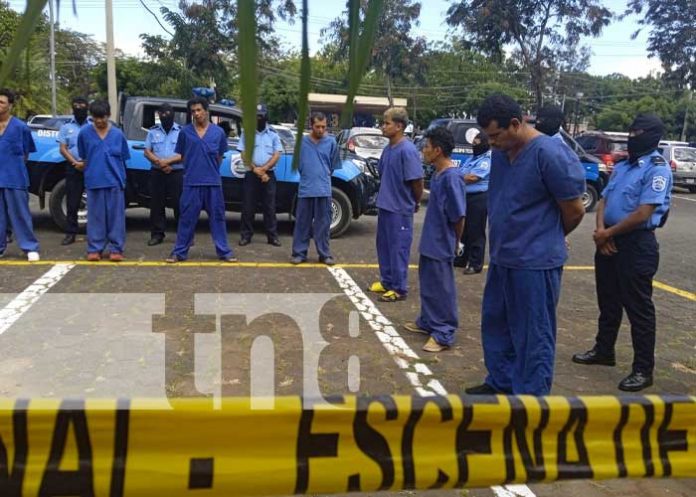 Foto: Presentan a delincuentes por delitos en Nicaragua / TN8