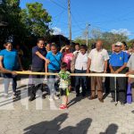 Inauguran una nueva calle adoquinada en Juigalpa, Chontales