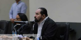 Foto: Lectura de condena a Rolando Álvarez por atentar contra Nicaragua