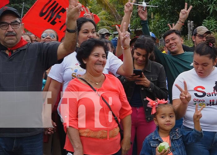 Familias sandinistas de Somoto celebran nuevas victorias