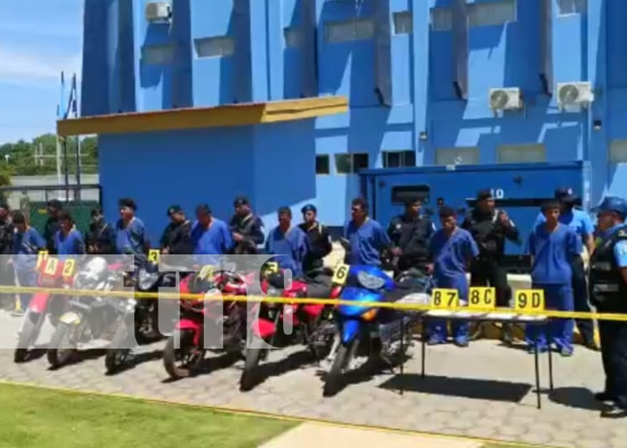 Policía Nacional de Nicaragua detiene a delincuentes en Masaya y León