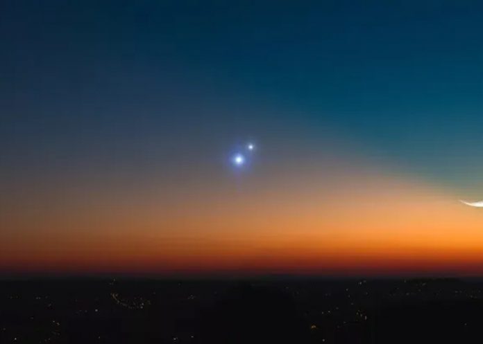 Observatorio de la UNAN Managua presenta a estudiantes la conjunción entre Júpiter y Venus