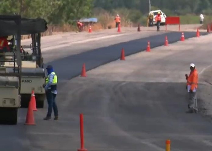 Foto: Firme proyecto de ampliación de carretera que va de Tipitapa a San Benito / TN8