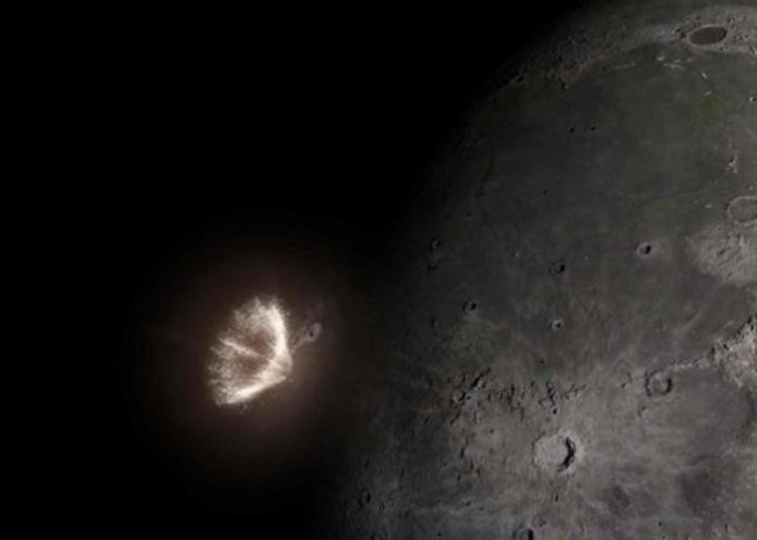 Un meteorito impactó con la Luna y el momento fue captado en video
