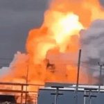 Difunden video de brutal incendio en planta química de Pasadena, Texas