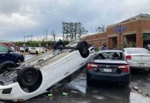 Foto: Brutal tornado azotó la capital de Arkansas y sus alrededores / Cortesía