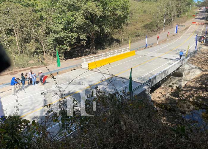 Foto: Inauguran nuevo puente “El Naranjal” en La Libertad, Chontales / TN8