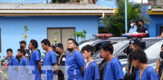 Policía Nacional de Nicaragua detiene a delincuentes en Masaya y León