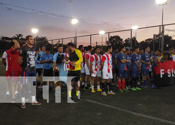 Alcaldía de Managua dio inicio a la Liga de Fútbol, Sala Institucional