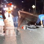 Foto: Motociclista y acompañante ebrios se accidentan en Matiguás, Matagalpa / TN8