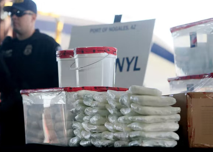 Incautan en México 354.000 pastillas de fentanilo con destino a EE.UU.