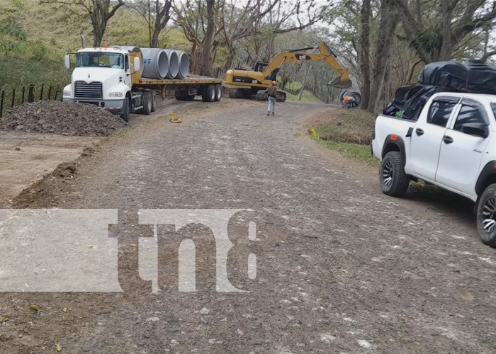 inicia la reparación la Carretera El Jobo-Matiguás