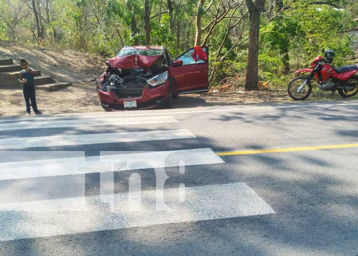 Boaco: Camión y vehículo protagonizan fuerte accidente de tránsito